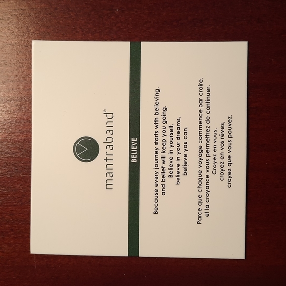 BNIB MantraBand Believe bracelet - Picture 3 of 7